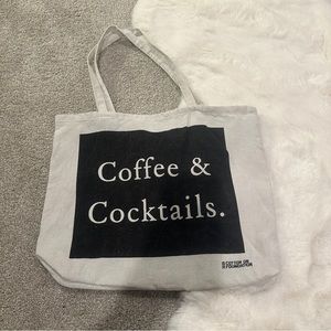 Cotton On COFFEE & COCKTAILS Reuseable Tote